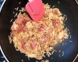 Egg fried rice with ham recipe step 2 photo