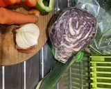 Foto del paso 1 de la receta: Calzone relleno de carne y verduras