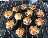 Foto del paso 4 de la receta: Champiñones rellenos de jamón 🇪🇸