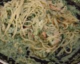 Foto langkah ke 3 dari resep Spageti krim bayam.