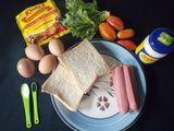 Egg in a nest sandwich