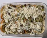 A picture of step 6 of Mushroom Bread Pudding.