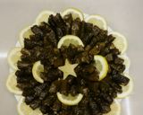 A picture of step 1 of Stuffed Grape Leaves.