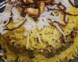 A picture of step 9 of Vegetable Dum Biryani.