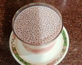 A picture of step 2 of Rose milk.