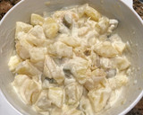 Uborkás krumplisaláta recept fázis 2 fotója