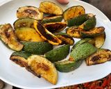 Une image de l'étape 13 de Courgettes rondes et poivron grillés aux épices italiennes (recette plancha).