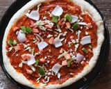 A picture of step 5 of Vegetable Pizza.