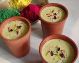 A picture of step 8 of Thandai.