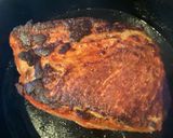 A picture of step 2 of California Farm Achiote Pork Steak.