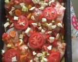 Sült csirke zöldséges krumpli ágyon recept fázis 5 fotója