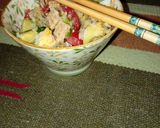 Foto del paso 6 de la receta: Arroz con pollo en ensalada fresca 🥙🥢