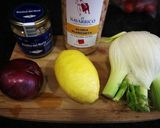 Foto del paso 1 de la receta Ensalada de garrafones con bulbo de anís y Bonito del Norte