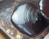 Gambar langkah 12 resipi Kek Batik 'Melting'/ Kek Batik Ganache Coklat.