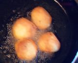 A picture of step 4 of Yam balls.