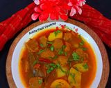 A picture of step 6 of Soya Chunk Sabji.