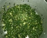 A picture of step 2 of Fried rice, lentils and spinach favourite Easter dish.