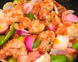 A picture of step 6 of Spanish Chicken.