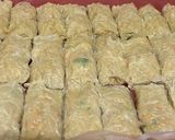 Foto langkah ke 4 dari resep Lumpia Kulit Tahu (Udang dan Ayam).