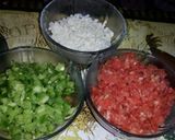 A picture of step 1 of Rainbow grilled sandwich.