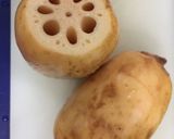A picture of step 1 of Baked Lotus Root With Sichuan Peppercorns.