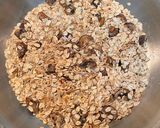 A picture of step 3 of Miso mushroom oats.