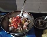 A picture of step 2 of Dal gosht.