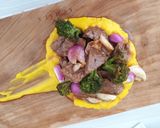 Foto langkah ke 4 dari resep Beef Volcano Bouquete.