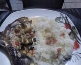 Foto del paso 3 de la receta: Costeleta con salsa de champiñones y arroz