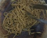 Foto langkah ke 3 dari resep Spaghetti Saus Bulgogi Toping Ayam Geprek.