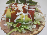 Tostadas de frijoles
