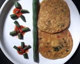 A picture of step 3 of Drumstick Paratha.