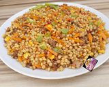 A picture of step 6 of Pearl Couscous (Plomb) Stir fry.