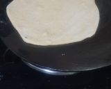 A picture of step 2 of Ghee roti.