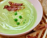 Zöldborsókrémleves recept fázis 4 fotója