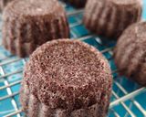 Foto langkah ke 7 dari resep Bolu Kukus Ketan Hitam Keju Lumer.