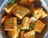 A picture of step 1 of Paneer Tikka Masala.