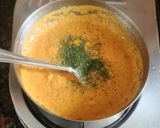 A picture of step 4 of Matar paneer.