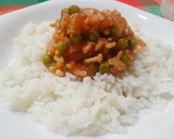 Foto del paso 6 de la receta: Arroz blanco con salsa de tomate (todo) al microondas