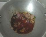 A picture of step 7 of Boiled Rice crunchy Veg Chilli.