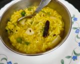 गुजराती वघारेली खिचड़ी (मूंग दाल से) रेसिपी चरण 5 फोटो