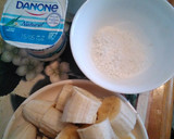 Foto del paso 1 de la receta: Licuado de plátano y coco para un desayuno saludable