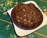 Une image de l'étape 16 de Flan d'Halloween au chocolat, poires et menthe.