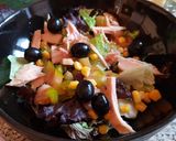 Foto del paso 6 de la receta: Ensalada con patata crujiente y aguacate
