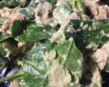 A picture of step 3 of Keto Friendly Spinach Tuna Salad.