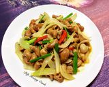 Hình bước làm 3 của món Bao Tử Cá BaSa Xào Bơ