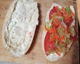 Foto del paso 2 de la receta: Bocadillo de pechuga a la plancha con ensalada y mayonesa