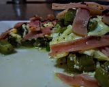 Foto del paso 9 de la receta: PASTA FROLA De Jamón Dulce y Habichuelas al Ajillo...!