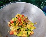 A picture of step 4 of Red Amaranthus Stir -Fry.