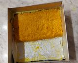 A picture of step 4 of Mango Milk Cake.